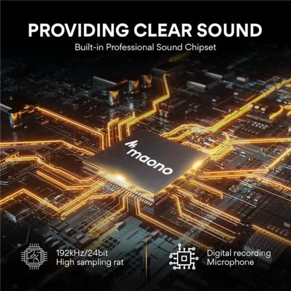 USB Microphone,192KHZ/24Bit Plug & Play PC Computer Podcast Condenser Cardioid - Picture 2 of 6